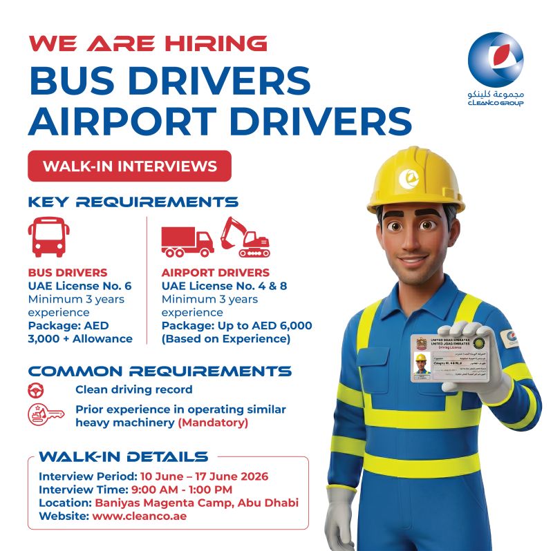 Cleanco Facilities Walk in Interview Poster
