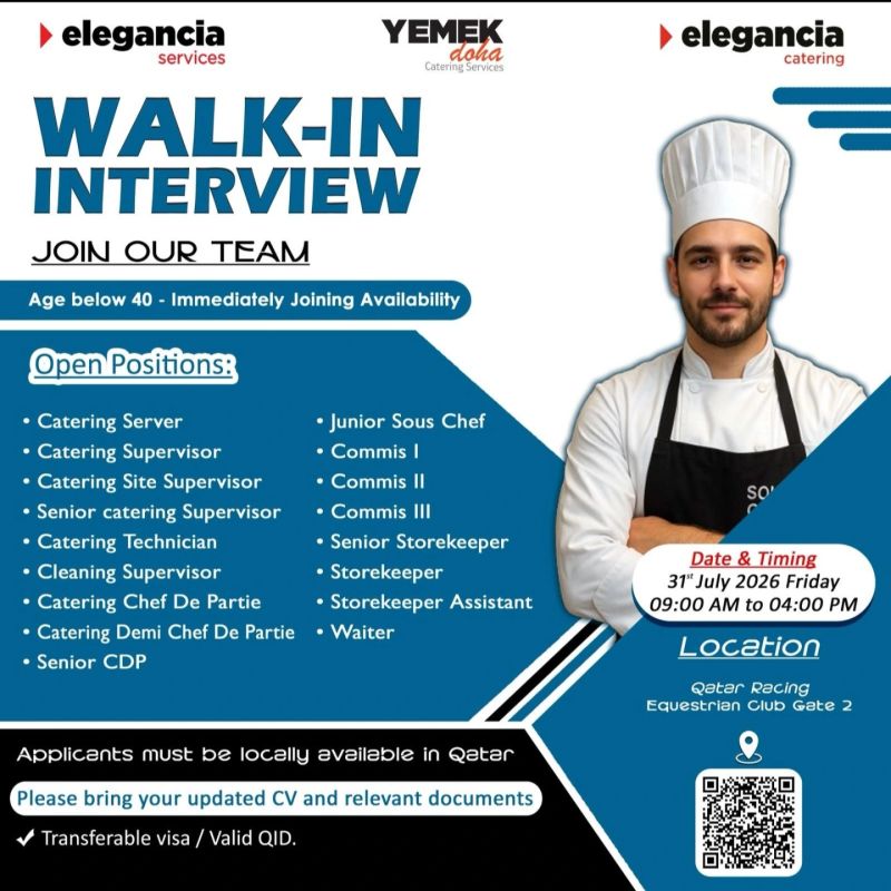 Elegancia Walk in Interview Poster
