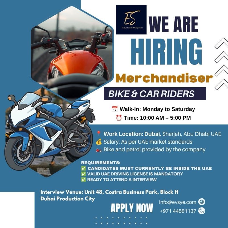 EvSye Facility Walk in Interview Poster