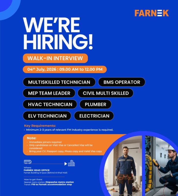 Farnek Walk in Interview Poster