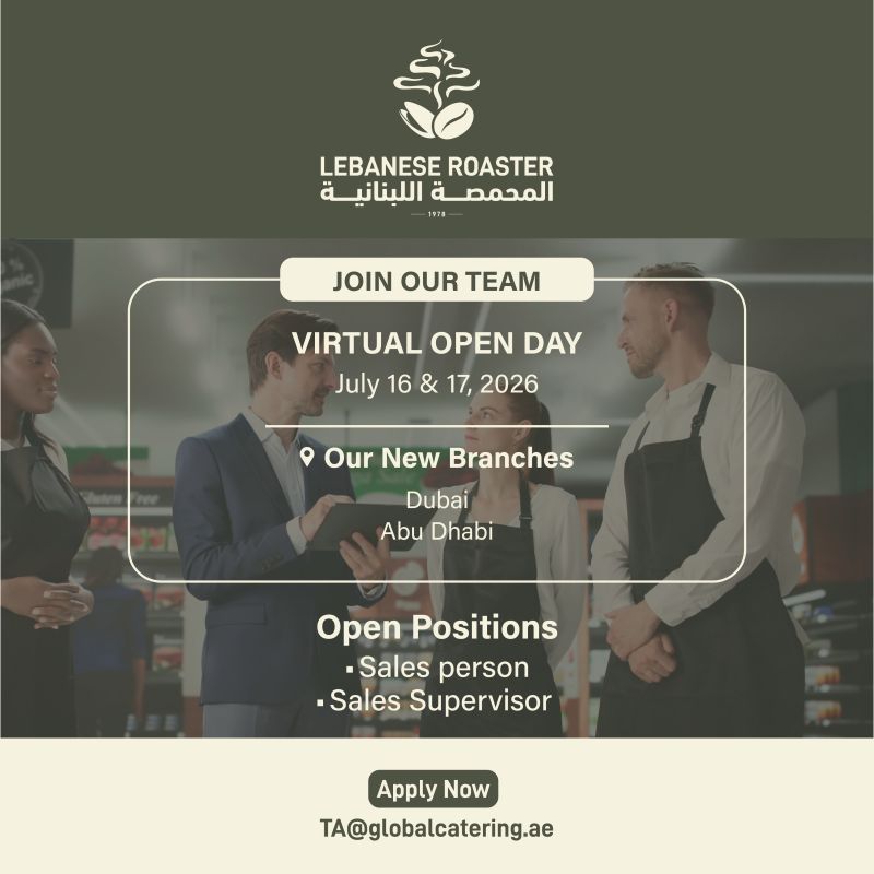 Global Catering Services Virtual Open Day Poster