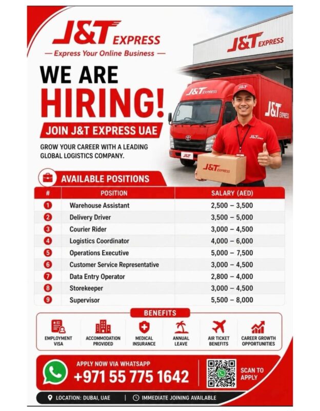 J&T Express Recruitment Poster