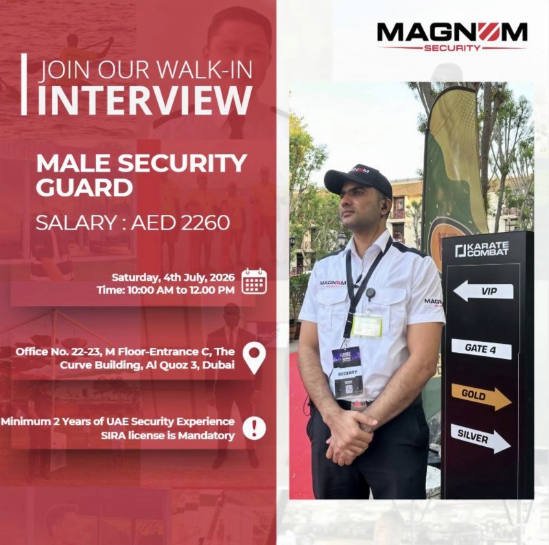 Magnum Security Walk in Interview Poster