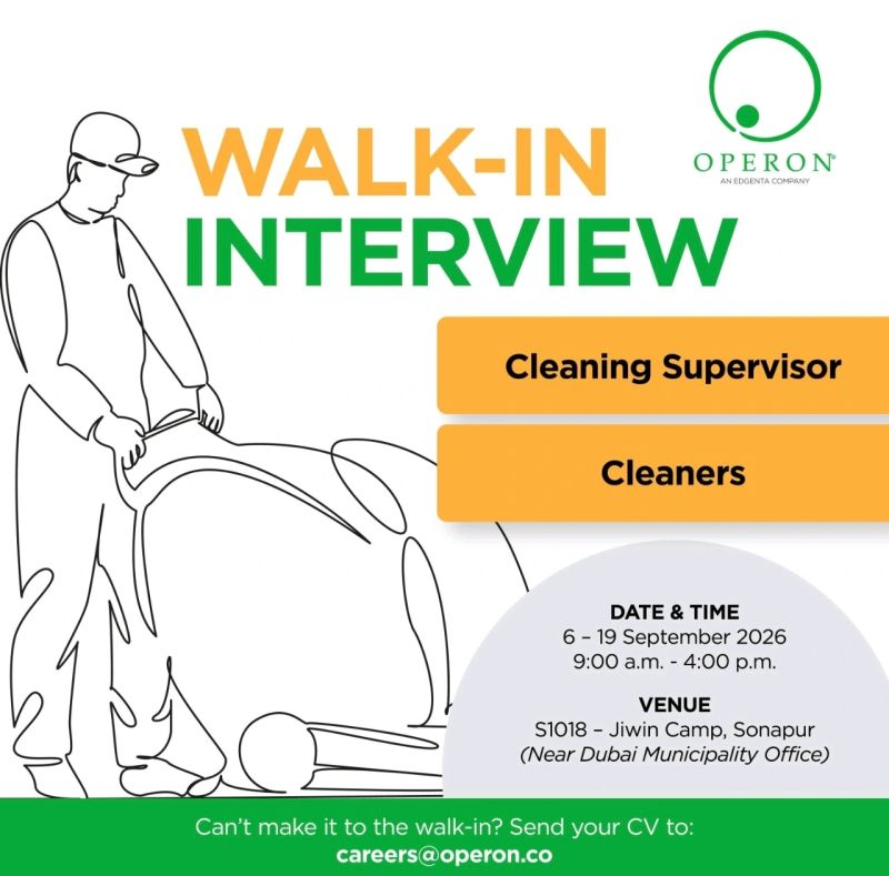 Operon Middle East Walk in Interviews Poster