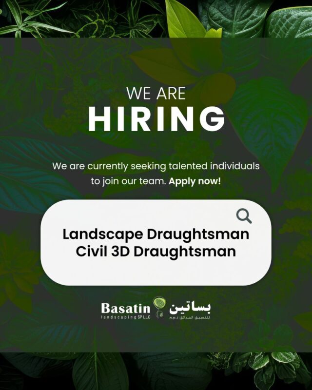 Basatin Landscaping Open Day Recruitment Poster
