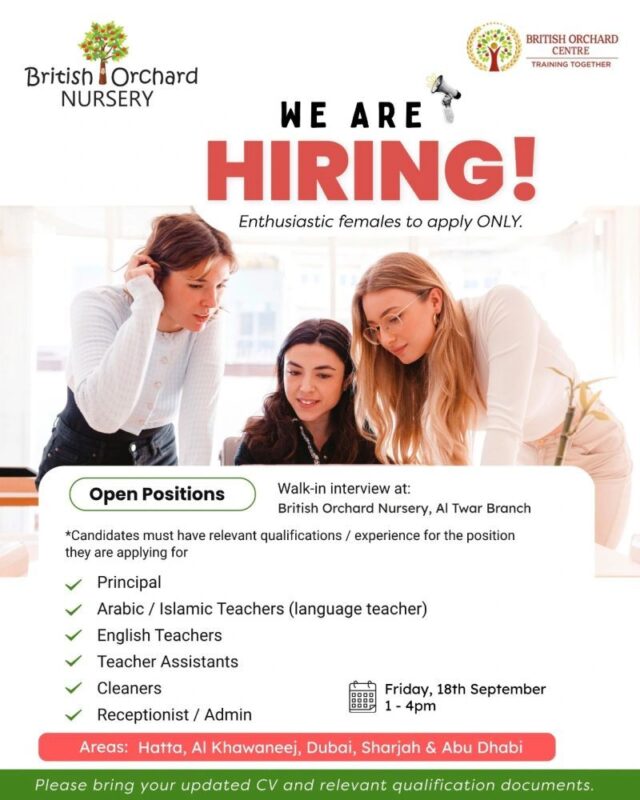 British Orchard Nursery Walk in Interview Poster