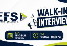 EFS Staffing Solutions Walk in Interview in Dubai