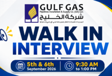 Gulf Gas Walk in Interview in Dubai