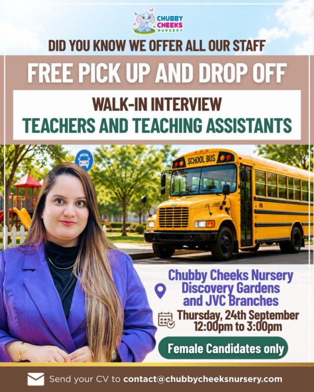 Chubby Cheeks Nursery Walk in Interview Poster