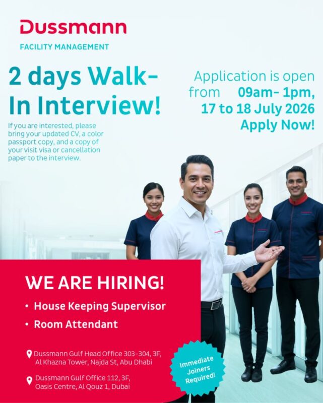 Dussmann Walk in Interview Poster
