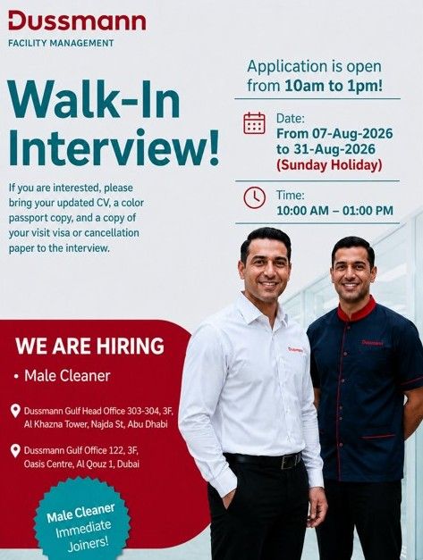 Dussmann Walk in Interview Poster