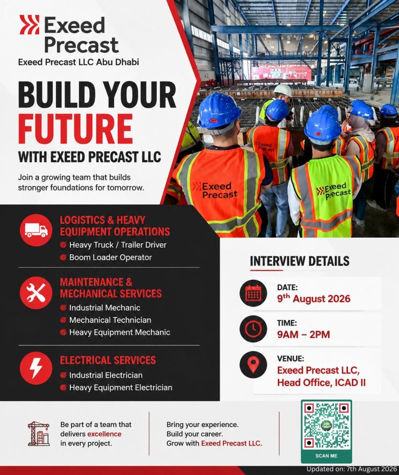 Exeed Precast Walk in Interview Poster