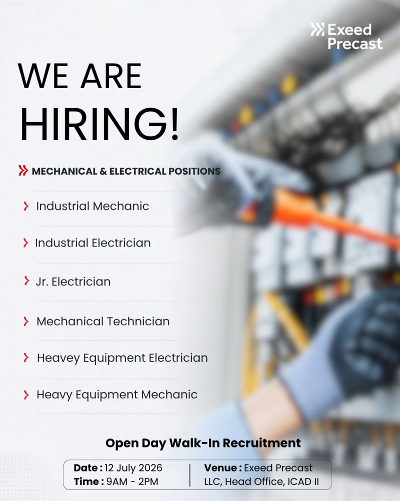 Exeed Precast Walk in Interview Poster