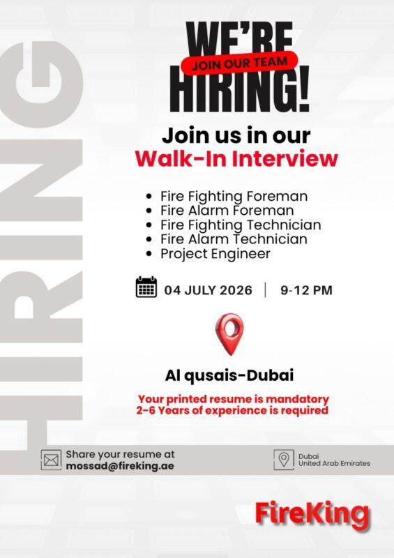 FireKing Walk in Interview Poster