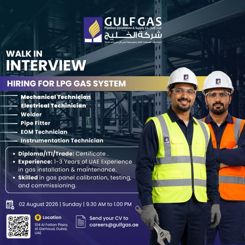 Gulf Gas Walk in Interview Poster