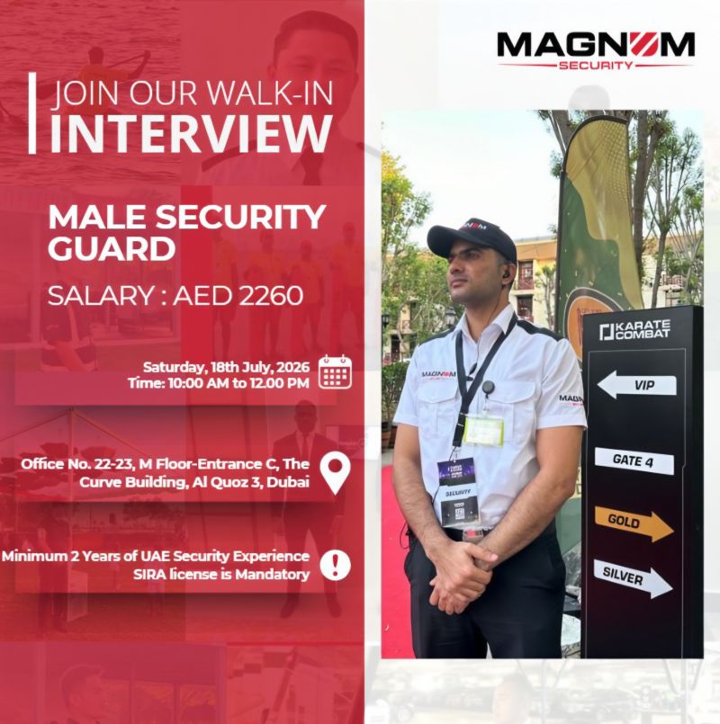 Magnum Security Walk in Interview Poster