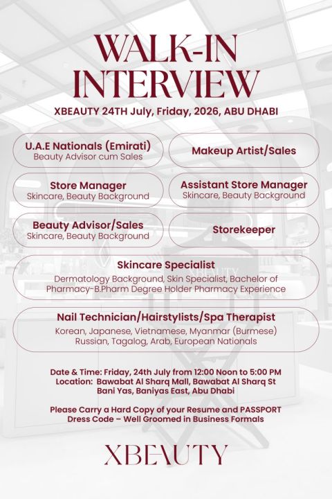 XBeauty Walk in Interview Poster