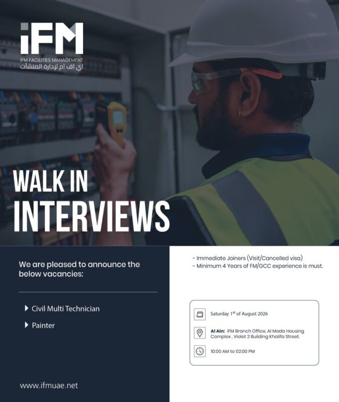iFM Walk in Interview Poster