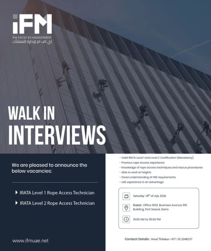 iFM Walk in Interview Poster