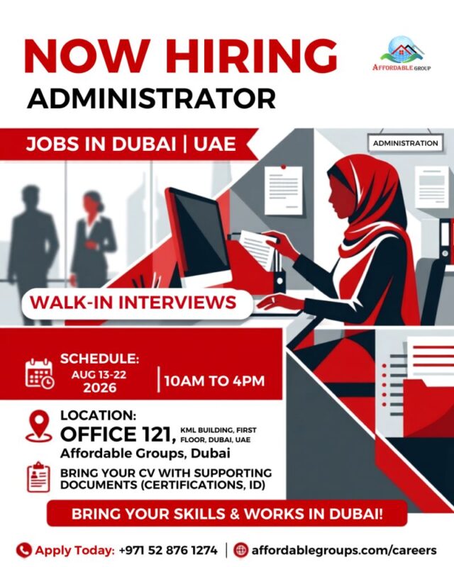 Affordable Group Walk in Interview Poster