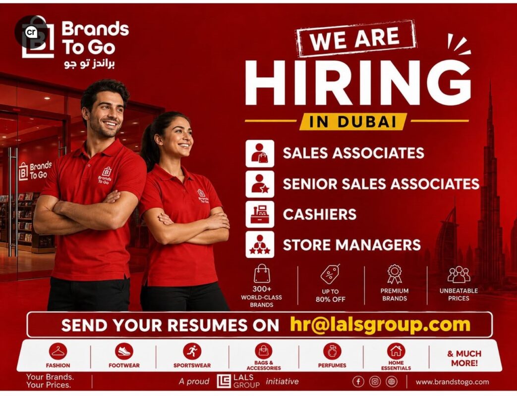 Brands To Go Recruitment Poster