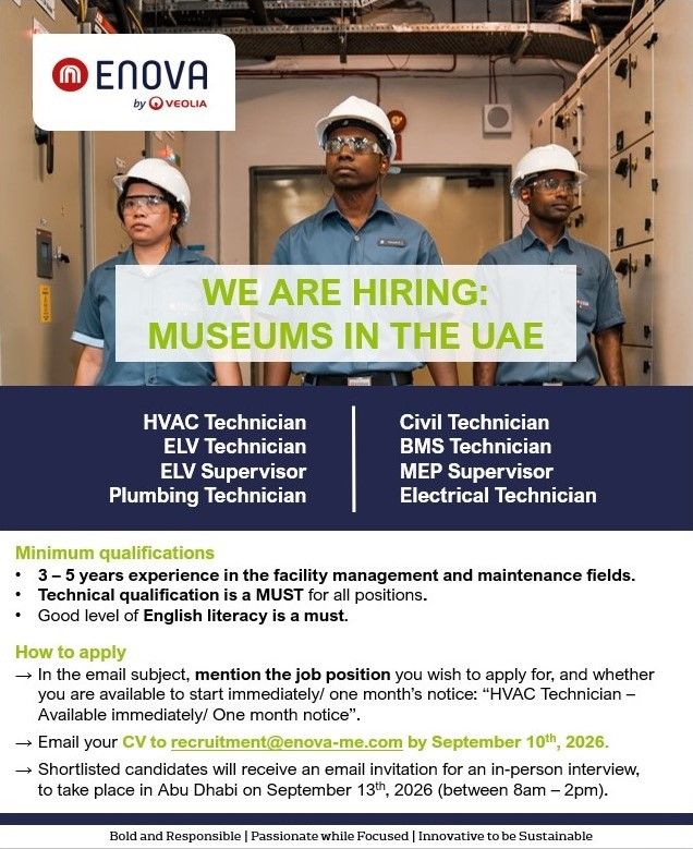 Enova Walk in Interview Poster