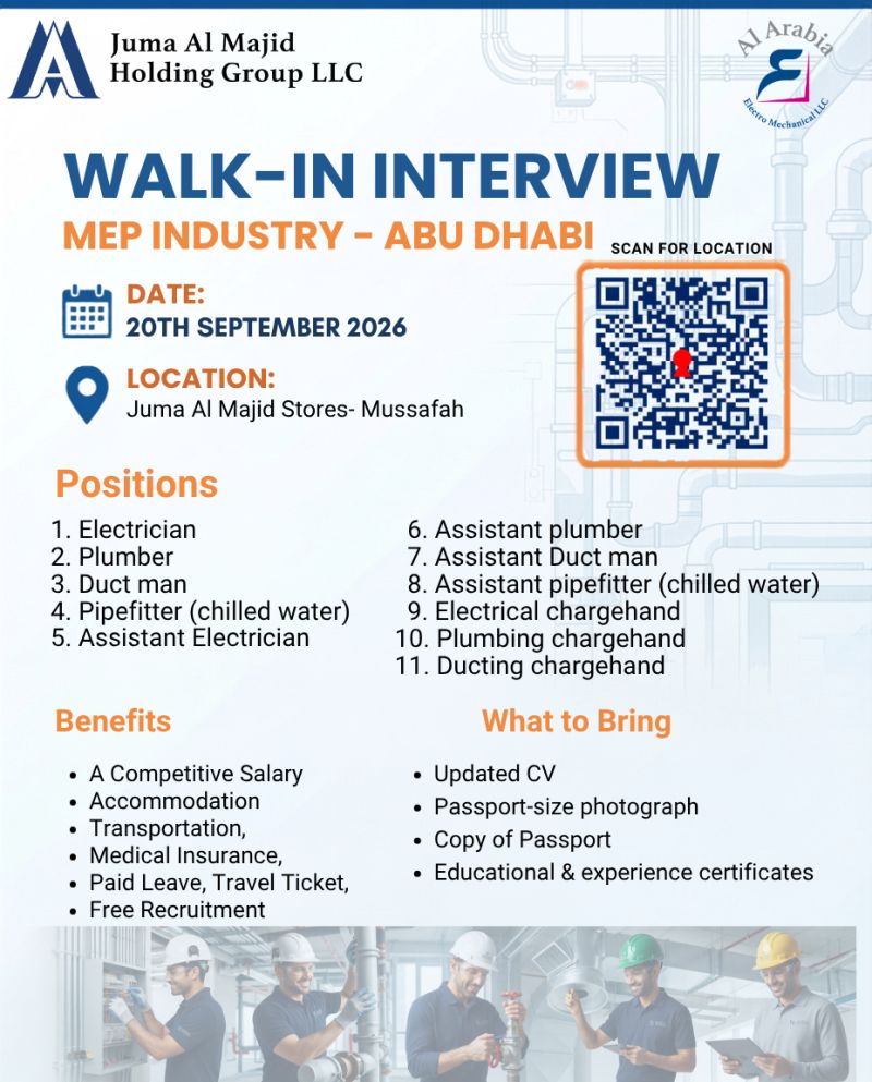 Juma Al Majid Holding Walk in Interview Poster