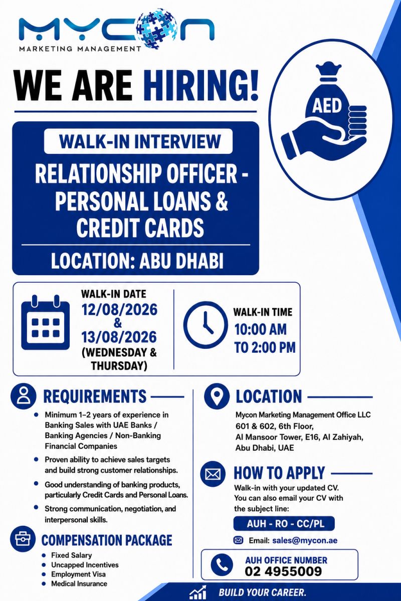 Mycon Walk in Interview Poster