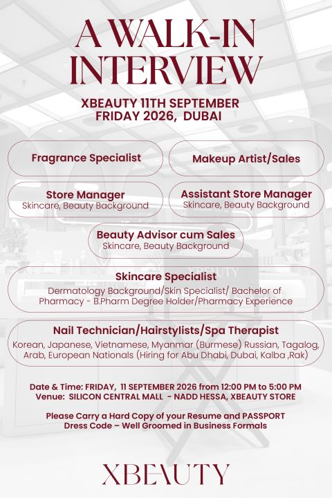 XBeauty Walk in Interview Poster