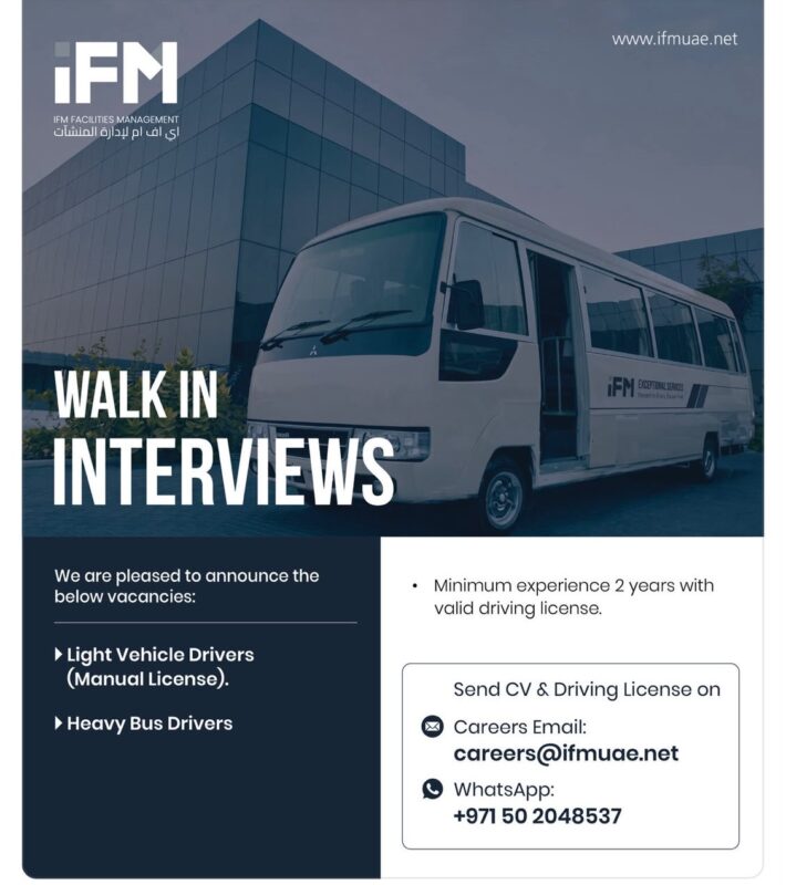 iFM Facilities Management Recruitment Poster