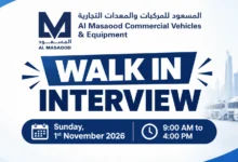 Al Masaood Walk in Interview in Abu Dhabi