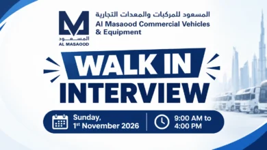 Al Masaood Walk in Interview in Abu Dhabi