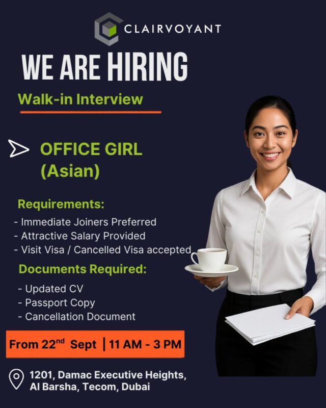 Clairvoyant Walk in Interview Poster