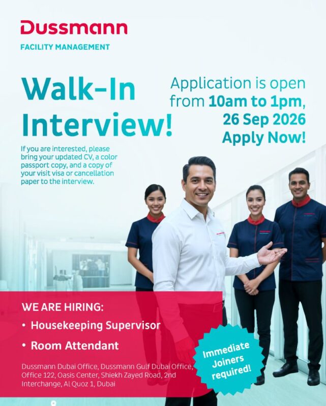 Dussmann Walk in Interview Poster