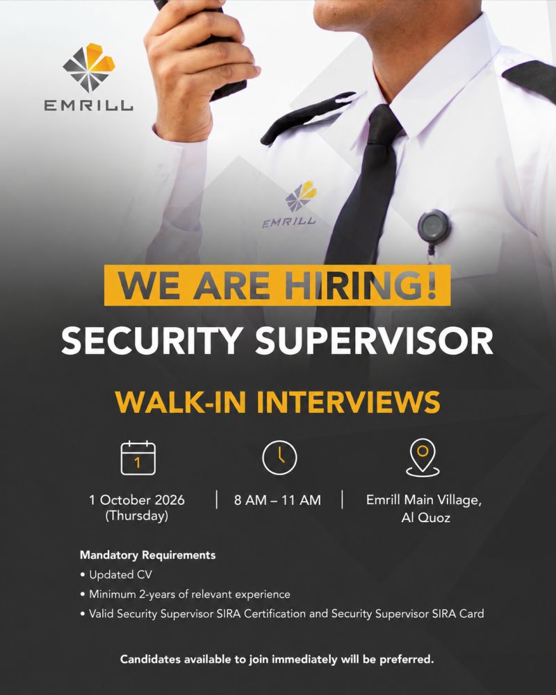 Emrill Walk in Interview Poster
