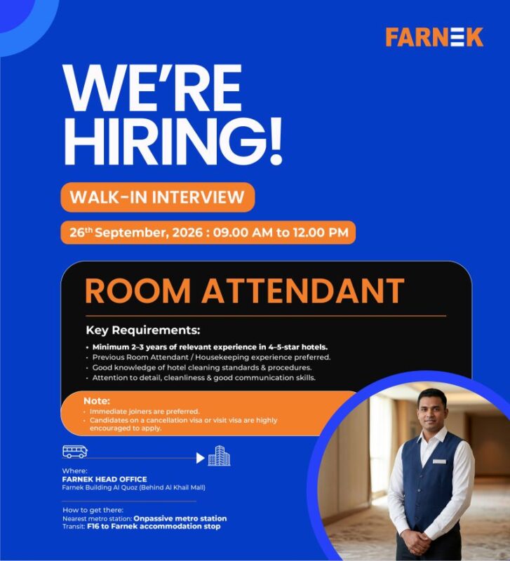 Farnek Walk in Interview Poster