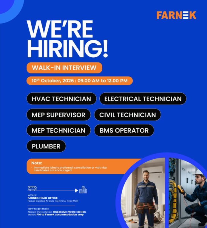 Farnek Walk in Interview Poster