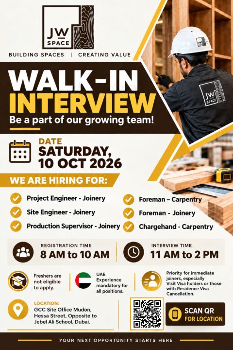 JW Space Walk in Interview Poster