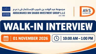 Abdulwahed Bin Shabib Walk in Interview in Dubai