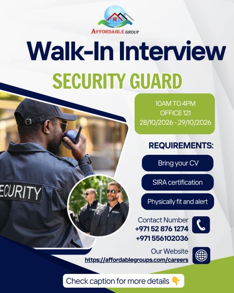 Affordable Group Walk in Interview Poster