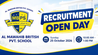 Al Mawahib British Private School Recruitment Open Day in Sharjah