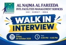 Al Najma Al Fareeda Walk in Interview in Dubai