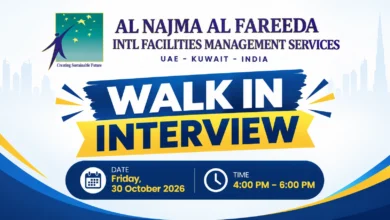 Al Najma Al Fareeda Walk in Interview in Dubai