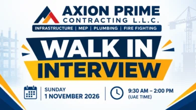 Axion Prime Contracting Walk in Interview in Sharjah