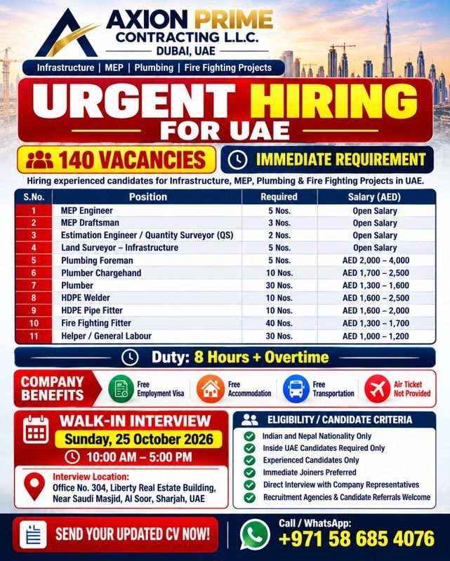 Axion Prime Contracting Walk in Interview Poster