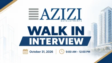 Azizi Developments Walk in Interview in Dubai