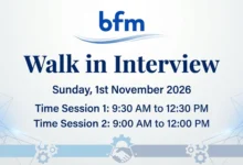 BFM Walk in Interview in Dubai & Abu Dhabi