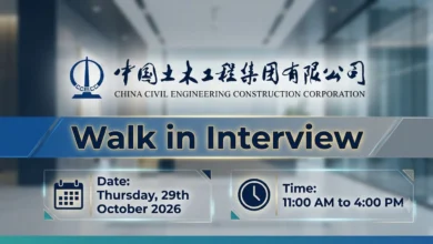 CCECC Walk in Interview in Dubai