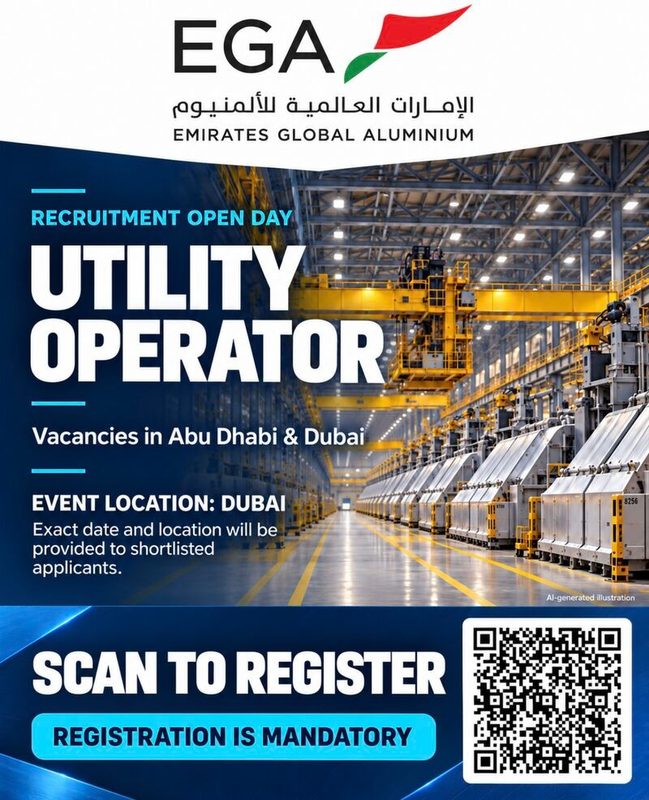 EGA Utility Operator Open Day Poster