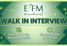 EIFM Walk in Interview in Dubai & Abu Dhabi